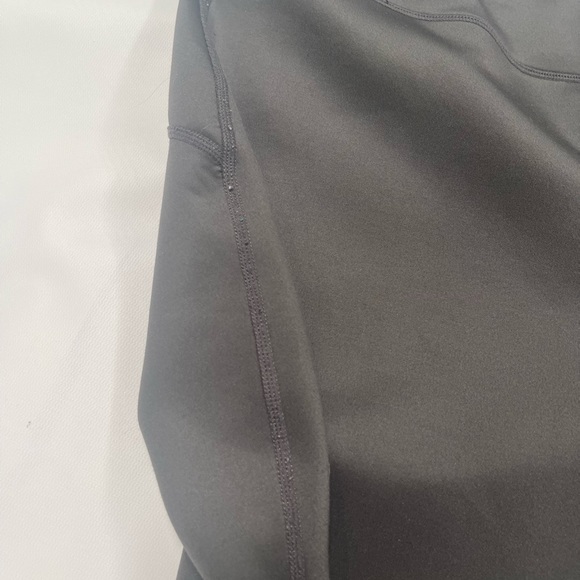 Techwick Gray Athletic Workout Leggings - Picture 5 of 6